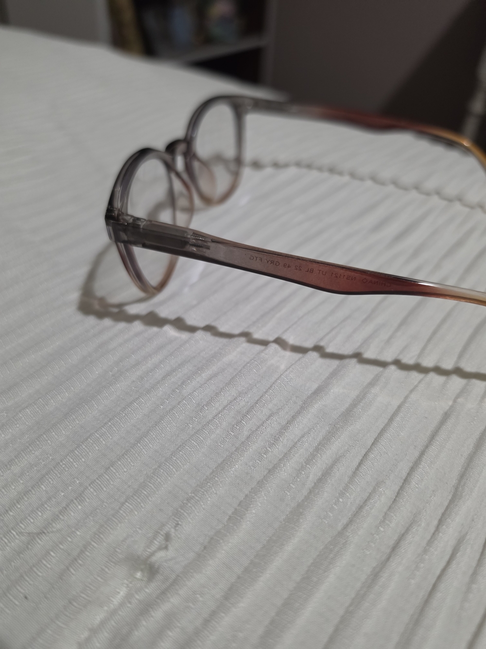 Purple And Orange Ombre Bluelight Reader Glasses Great Condition - Picture 4 of 5